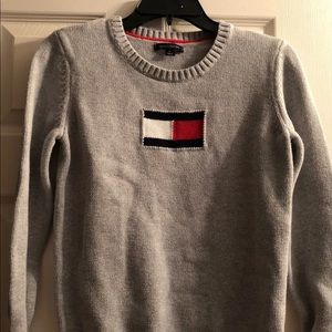 Tommy Hilfiger Gray Logo Sweater